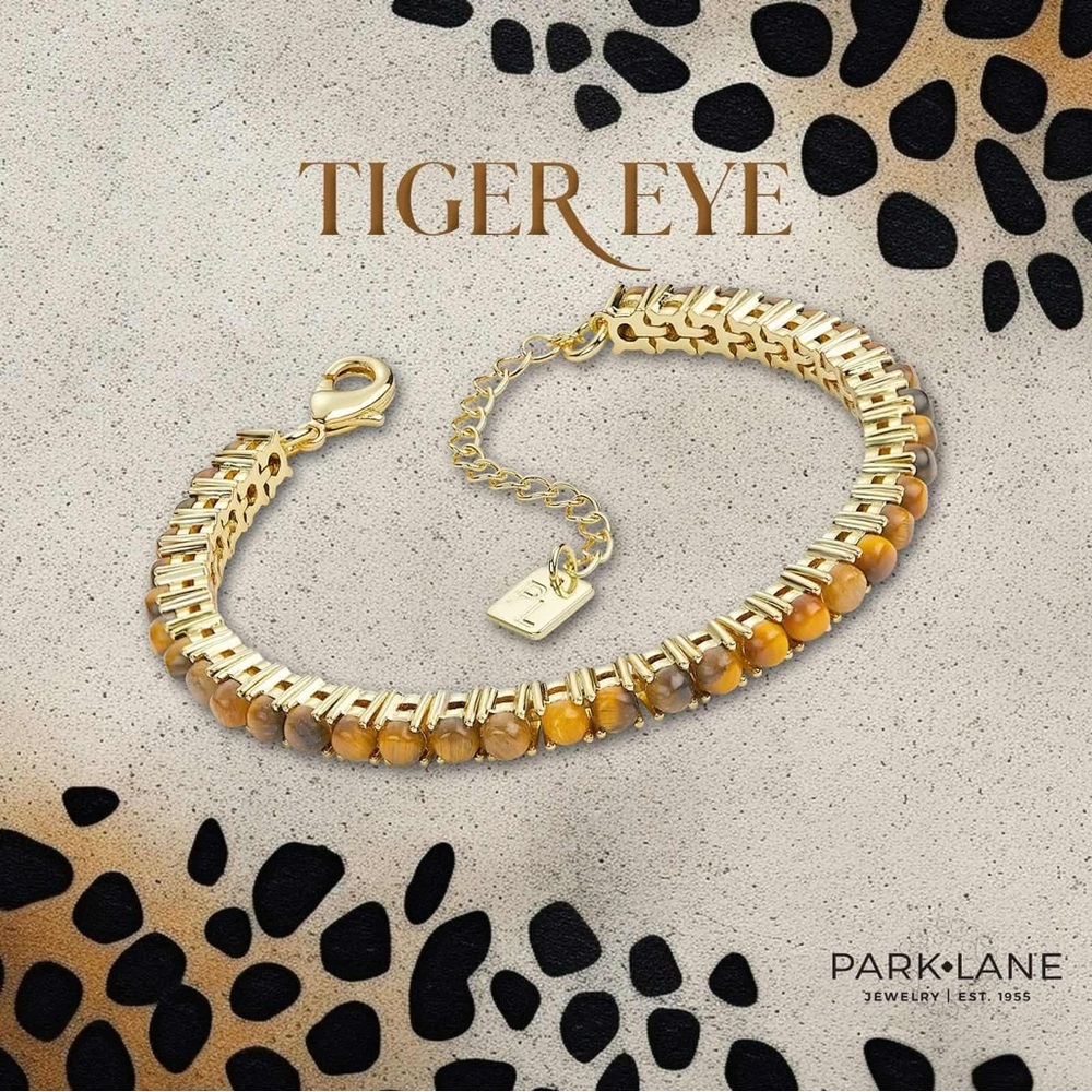 PARK LANE 🖤🤎TIGER🤎🖤EYE MICRO✨ IMPRESSION ✨ BRACELET NEW DROP! 🐯SOLD